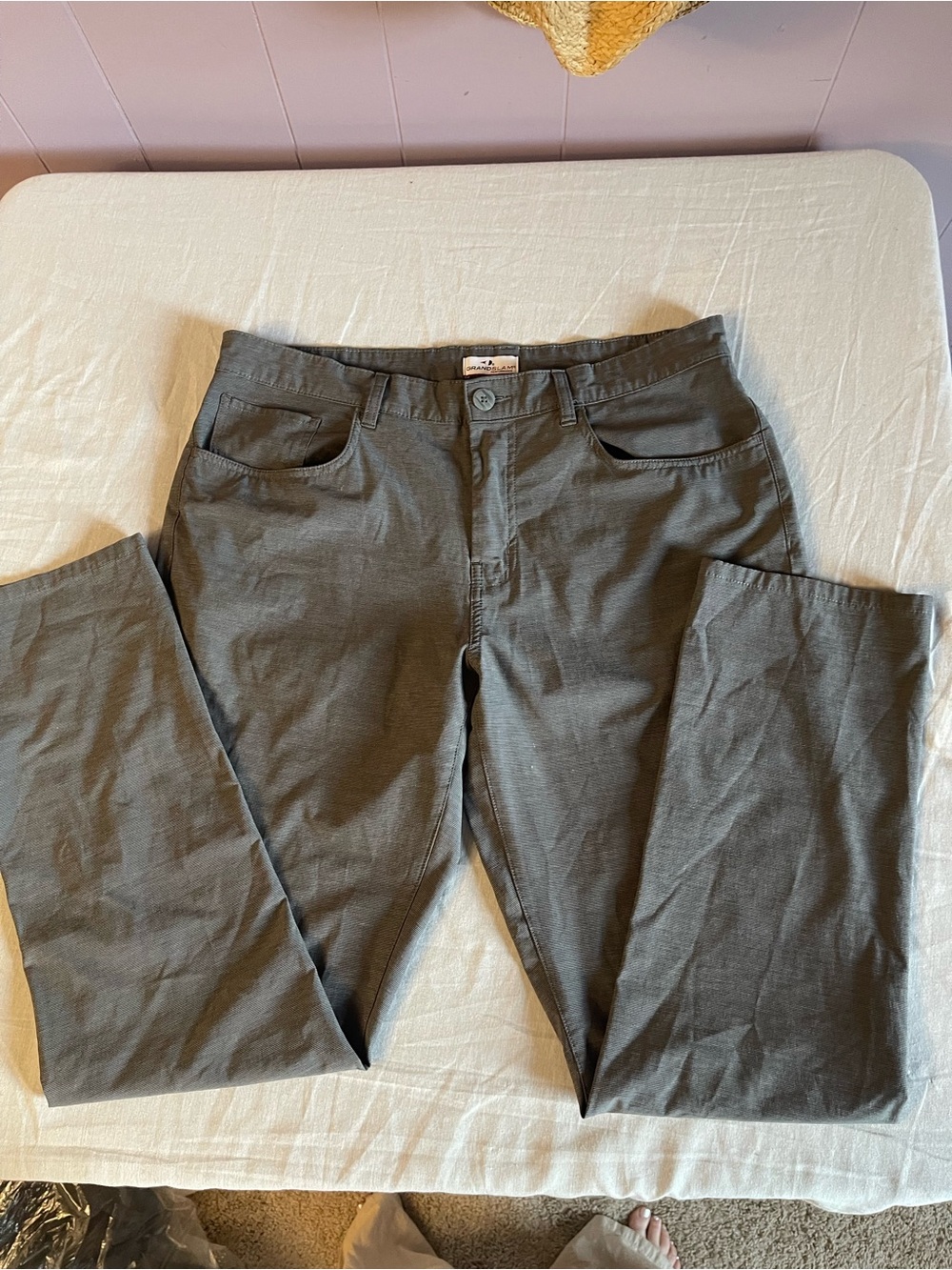 Men's grey Grand slam Casual Pants